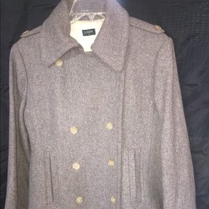 J Crew - Women’s Grey Wool Peacoat size XL